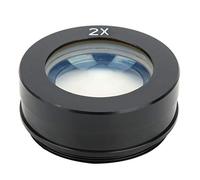 2.0X C - Mount Zoom Lens for Industrial Microscope Camera, High Magnification Metal Glass Lens with M42x0.75 Thread, Compatible with XDC XDS Monocular Video Microscopes