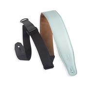 2 1/2 inch Wide Garment RipChord Guitar Strap / Light Blue Aqua