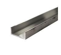 2.1/2" x 1" Aluminium U-Channel Trim x 1/8" Wall-Aluminium Channel U Profile (1000mm (100cm) Length)