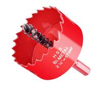 2-1/4Inch / 57mm Hole Saw for Wood, Plastic Board, Ceiling,Drywall, and Metal Sheet - HSS Bi-Metal Hole Cutter with Pilot Drill Bit
