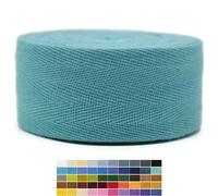 2" & 1.5" & 1.18'' & 1" Cotton Twill Tape - 10 Yards - 50+ Colors -%100 Natural Cotton 1 Inch 1.5 Inch 2 Inch Herringbone Bias Binding Cotton Tape Trim for Sewing Wrapping Craft DIY 10365(ArcticBlue)…