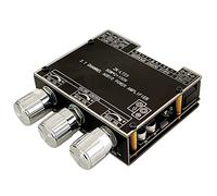 2.1 Channel Audio Power Amplifier Amplifier Board, Audio Amplifier Module Board Treble and Bass Control Audio Amplifier Board for Audio and Store Home Theater