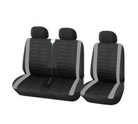 2+1 Seat Covers Car Seat Cover For Transporter/Van For Master 3 Seater Universal For 2+1 Car Seater Truck Interior Car Seat Protectors Car Seat Covers(Gray)