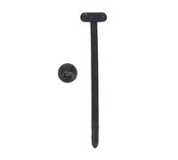 2/10/20/30/40pcs Nylon Cable Tie Buckle Auto Fastener Screw Clip Car Fender Trunk Engine Guard Panel Wire(10Sets(20Pcs))