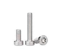 2/10/20pcs M6 M8 304 Stainless Steel Thin Head Cylindrical Head Six-Lobe Torx Cup Head Screw Bolt(25mm,M8-10pcs)