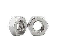 2/10/50pcs 304 Stainless Steel Hex Hexagon Nut DIN934 M1 M1.2 M1.4 M1.6 M2 M2.5 M3 M3.5 M4 M5 M6 M8 M10 M12 M14 M16 M18 M20 M22 M24 (Color : M1.4-50pcs)