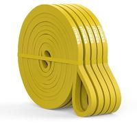 2-10 kg Yellow Pull Up Resistance Band Set Multi Pack- Pull Up Assistance Bands for Men & Women - Long Exercise Band for Home & Gym - Assisted Fitness Band for Workout, Mob, Stretch & Physio Therapy