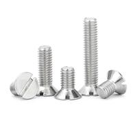 2~10 pcs Metric Threaded Slotted Flat Countersunk Head Machine Screw Bolt M1.6- M10 304 Stainless Steel(40mm,M5 x10pcs)