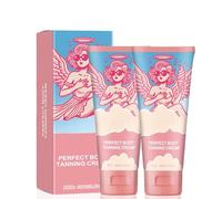 2 * 100G Sunbed Cream & Tanning Accelerator,Hydrating Sunbed Lotion for Face & Body Tan,Fake Tan & Sunbe/d Cre/am with Tanning Accelerator,Perfect Body Tanning Cream & Fake Tan Accelerator