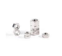 2-100Pcs 304 Stainless Steel Left Hand Thread Hex Hexagon Nut M4 M5 M6 M8 M10 M12 M14 M16 M18 M20(30pcs M8-1.25-LH)