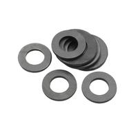2~100PCS M2 M2.5 M3 M4 M5 M6 M8 M10 M12 M14 M16 M18 M20 M22 M24 M27 M30 GB97 Black 304 Stainless Steel Flat Washer Circular Plain Gasket(M5x9x0.5 (50pcs))