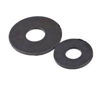 2-100pcs M2-M30 Black 8.8 Carbon Steel Flat Washer Plain Washer(M12x37x3.0-5PCS)