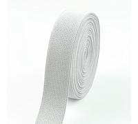 2-10M 38mm Colorful Rubber Bands Nylon Elastic Band Pants Elastics Rubbers Tape Wide Waistband Stretch Webbing Sewing Accessory-White-38mm-4.0meters