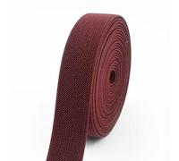 2-10M 38mm Colorful Rubber Bands Nylon Elastic Band Pants Elastics Rubbers Tape Wide Waistband Stretch Webbing Sewing Accessory-WineRed-38mm-4.0meters