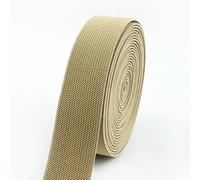 2-10M 38mm Colorful Rubber Bands Nylon Elastic Band Pants Elastics Rubbers Tape Wide Waistband Stretch Webbing Sewing Accessory-Khaki-38mm-10Meters