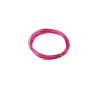 2-10Meters 0.6-3.0mm Anadized Round Aluminium Wire For Jewelry Making Bracelet Craft DIY Accessories Supplies(Rose Red,2.5mm X 2M)