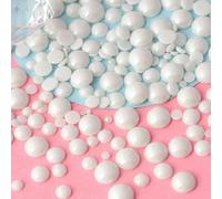 2-10mm Ceramic Clear Hotfix Rhinestones Half Round Hot Fix Strass DIY Sewing Accessories gems Diamond manualidades costura-White-4.0mm-1000pcs