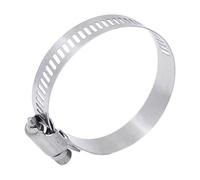 2/10pcs Adjustable Hose Clamps 304 Stainless Steel Hoop 6mm-600mm Screw Band Car Fuel Pipe Clips Worm Gear Clip Fixed Tools(65-89mm - (2pcs))