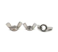 2-10pcs Butterfly Wing Nuts DIN315 304 Stainless Steel Wing Nuts Zinc Plated Carbon Steel Hand Tighten Nut M3 M4 M5 M6 M8 M10 M12(Zinc Plated Steel,M10 5pcs)