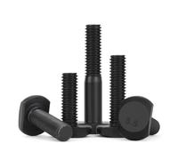 2-10pcs Carbon Steel Grade 8.8 T Bolt T Screw M8 M10 M12 Square Bolts T-Head Screw Chute T-Bolt T Shape Type Rectangle Hammer Head Bolt(M10x30mm(10pcs))