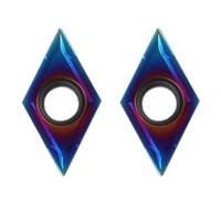 2/10pcs DCMT11T304 NK9010 DCMT11T308 Nano Blue Blade Internal Turning Insert CNC Lathe For Stainless Steel Cast Iron(10pcs,DCMT11T304 NK9010)