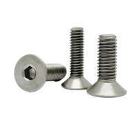 2-10pcs/lot DIN7991 M2 M2.5 M3 M4 M5 M6 M8 TA2 hex socket flat countersunk head screw(10mm)