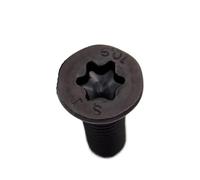 2/10pcs M1.6 M2 .5 M3 M4 M5 M6 M8 M10 Black 304 A2-70 Stainless Steel GB2673 Six Lobe Bolt Six-Lobe Torx Head Flat Countersunk Screw(18mm,10pcs M5)