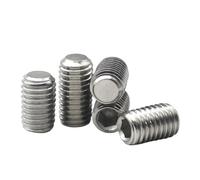 2-10pcs M1.6 M2 M3 M4 M5 M6 M8 M10 304 Stainless Steel Hex Socket Set Screw Cup Point DIN916 Headless Hexagon Socket Grub Screws(5mm)