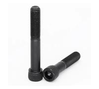 2-10pcs M10 1mm 1.25mm 1.5mm Pitch Left Handed Way Opposite Reverse Fine Thread Cap Inner Hexagon Hex Socket Head Cap Screw Bolt(2Piece M10x1x25mm)