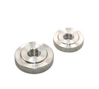 2-10PCS M2 M2.5 M3 M4 M5 M6 M8 M10 Stainless Steel Small Step Knurled Thumb Nuts(M8 2pcs)