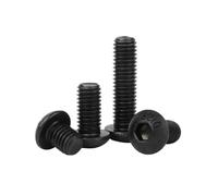 2-10pcs M3/M4/M5/M6/M8 12.9 Grade High-strength Carbon Steel Pan Head Hexagon Socket Screws, M3x30mm(10pcs)
