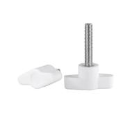 2-10pcs M4/M5/M6/M8 Z-shaped Plastic Knob Stainless Steel Adjusting Hand-Tightening Screws, M5x45mm(5pcs)