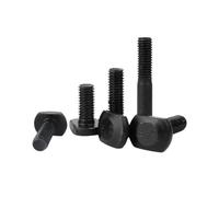 2-10pcs M8/M10/M12 Carbon Steel Full Thread/Partial Thread T-slot Clamp Bolts for Machine Tool, M12x150mm(2pcs)