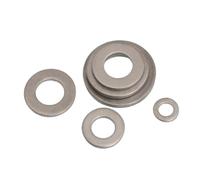 2-10Pcs Pure Titanium TA2 Flat Washer Plain Gasket for M3 M4 M5 M6 M8 M10 Screw Bolt(2pcs M14)