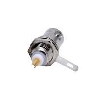 2-10Pcs Q9 BNC Male Female Socket Mount Welding Insulation Solder Connector Chassis Panel Mount Antenna Coax Fast Brass(Type2,5PCS)