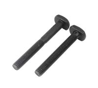2-10pcs T Bolt M8 M10 M12 Grade 8.8 Carbon Steel T-Head Screw Square Bolts Chute T-Bolt T Shape Type Rectangle Hammer Head Bolt GB37(M10x120mm Half-2Pcs)