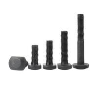 2-10pcs T Bolt M8 M10 M12 Grade 8.8 Carbon Steel T-Head Screw Square Bolts Chute T-Bolt T Shape Type Rectangle Hammer Head Bolt GB37(M8x30mm-10Pcs)