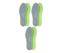 2/10pcs Unisex Soft Memory Foam Orthopedic Insoles Breathable Deodorizing Shoes Sports Anti-Sweat Shoe Accessories(Grey(6pcs),37-38)