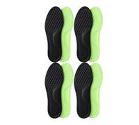 2/10pcs Unisex Soft Memory Foam Orthopedic Insoles Breathable Deodorizing Shoes Sports Anti-Sweat Shoe Accessories(Black(8pcs),45-46)