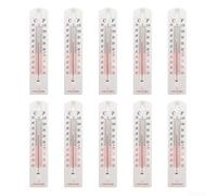 2/10pcs Wall Thermometer Accurate Room Thermometer for Indoor Outdoor Home Garden(10PCS)