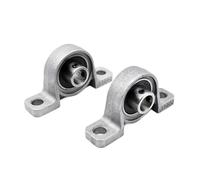 2/10pcs Zinc Alloy Pillow Block Bearing KP08 KP000 KP001 KP002 KP003 KP004 Inner Bore 8mm 10mm 12mm 15mm 17mm 20mm Mini Bearings(2Pcs,KP001 12mm)