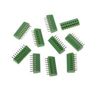 2-10Pin Screw PCB Mounted Terminal Blocks Connector 2.54mm Pitch 10pcs(8pin)