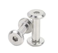 2-10set Hex Socket Head Furniture Bed Connector Rivet Insert Joint Sleeve Nut M3 M4 M5 M6 M8(6mm,M6(OD8mm) 5sets)