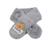 2-10Y Kids Long Muffler Lovely Bear Designed Neckerchief Cute Cartoon Animal Pattern Neck Scarf For Outdoor Activities Wonderful Gift For Baby