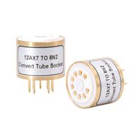 (#2) 12AX7 12AU7 ECC82 ECC83 TO 6N2 6N1 6N6 6922 ECC88 E88CC DIY Audio Amplifier Vacuum Tube Convert Socket Adapter HIFI