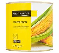 ( 2.12kg Pack ) Chef's Larder Sweetcorn 2.1kg (Drained Weight 1.77g)