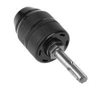 2-13mm Capacity Keyless Lathe Drill Chuck Converter, Chrome-Vanadium Steel Impact Drill Adapter with SDS Adapter Accessories for Easy Changes
