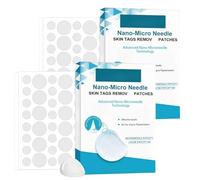 2*144Pcs Pro Microdarts Tag'Gone Patch,Professional Micro-Dart Pimple Patches,Wart Remover Patches,Gently Verruca Remover Skin Care Patch,Skin Tag Rem/over for Women Use,Pimple Patc/hes Micro-Needle