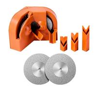 2-16mm Multi-Use Drill Bit Sharpener with Grinding Wheels, Portable Grinder Tool for Sharpening All Types of Drill Bits