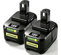 2 * 18V 8000mAh P108 Lithium Replacement for Ryobi Battery One+ | Compatible for Ryobi Battery RB18L50 RB18L25 RB18L40 RB18L15 RB18L13 P102 P103 P104 P105 P106 P107